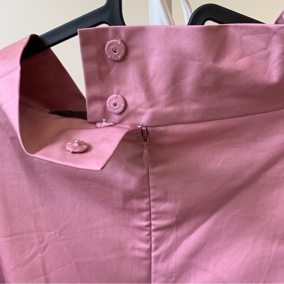 COS cowl neck dark pink top - Picture 6 of 9